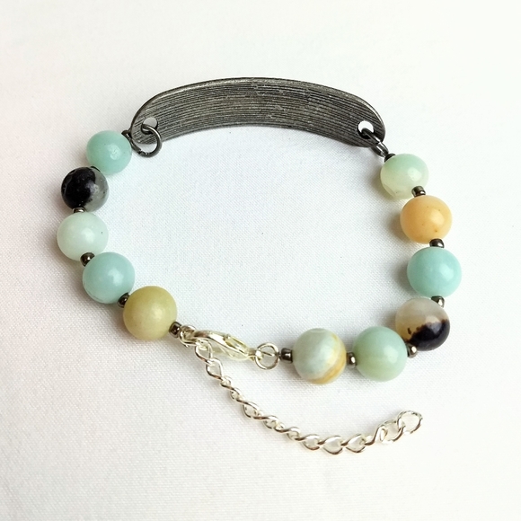 Piece #355 "Free Flyer" Amazonite Bracelet - Picture 3 of 4